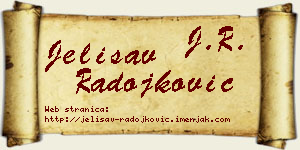 Jelisav Radojković vizit kartica
